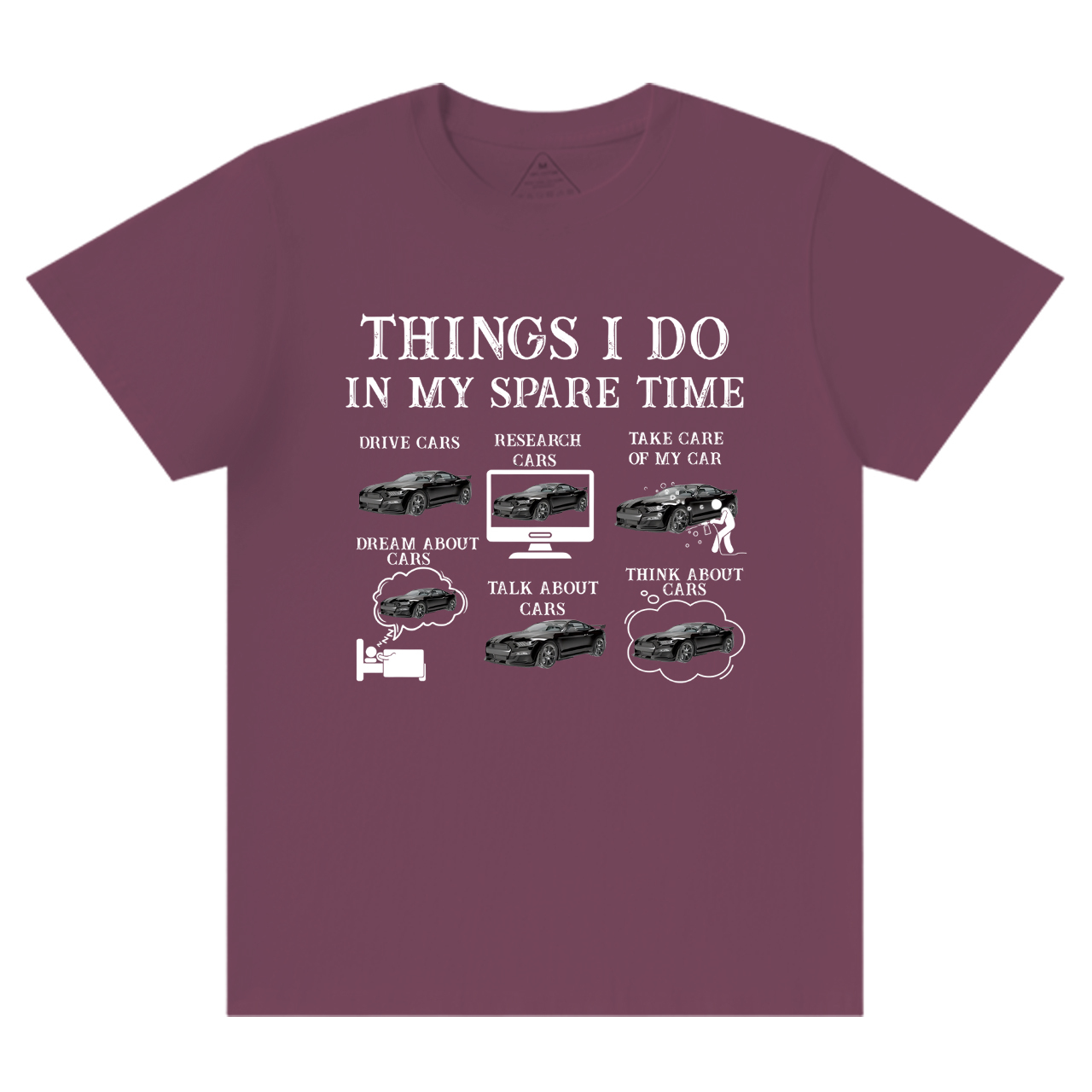 Things I Do In My Spare Time Funny Cars Dad T-Shirt