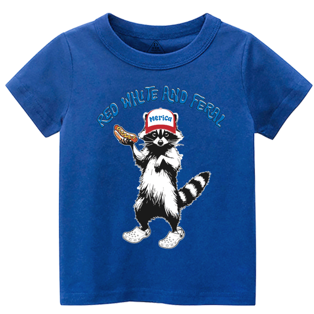 Red White And Feral Toddler&Kid's Tees Beepumpkin 