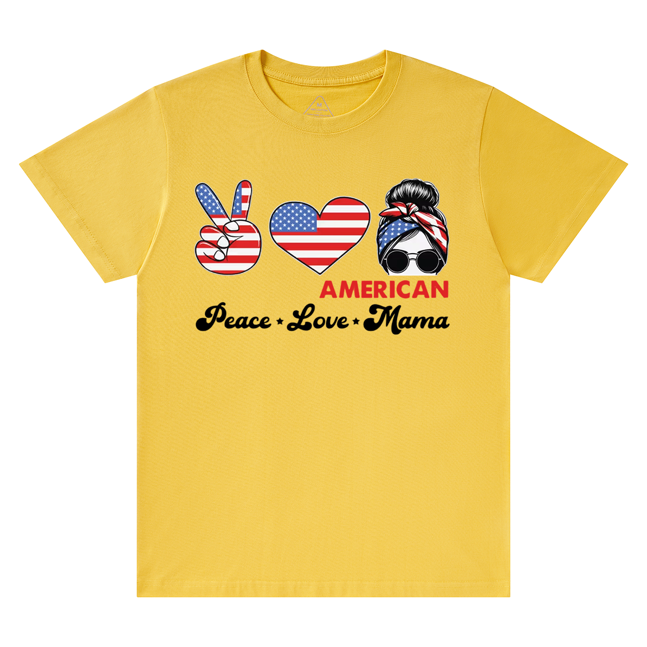 Peace Love American Mama T-Shirts