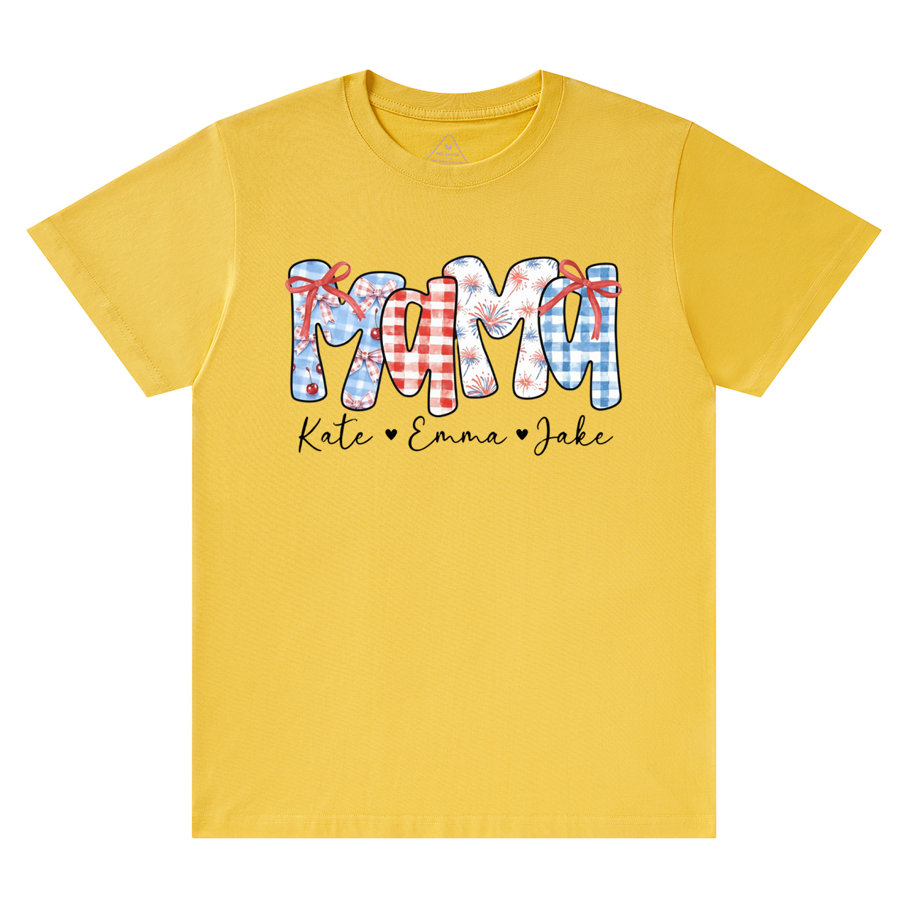 Personalized 4th Of July Mama T-Shirts