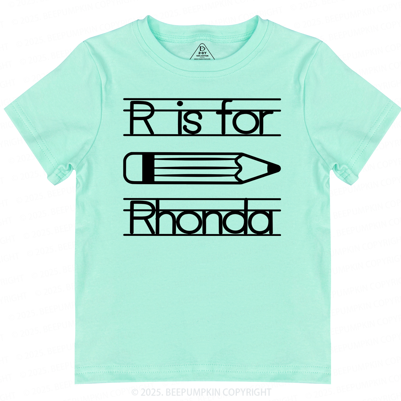  Custom Alphabet School Shirt For Kids