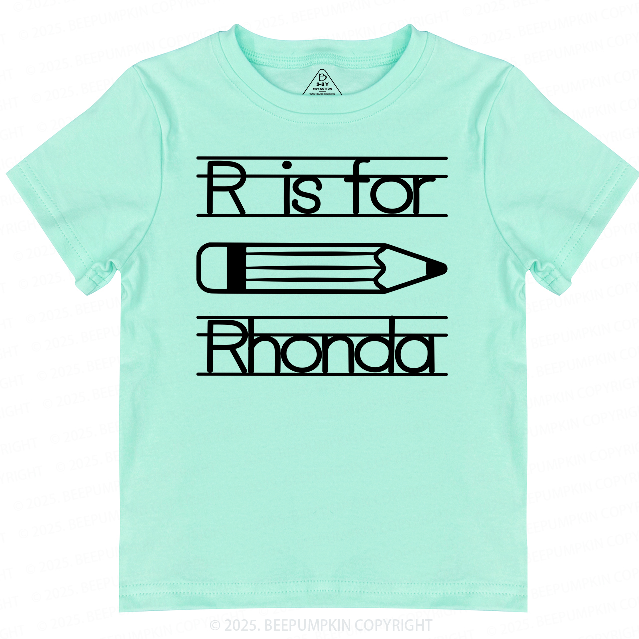  Custom Alphabet School Shirt For Kids