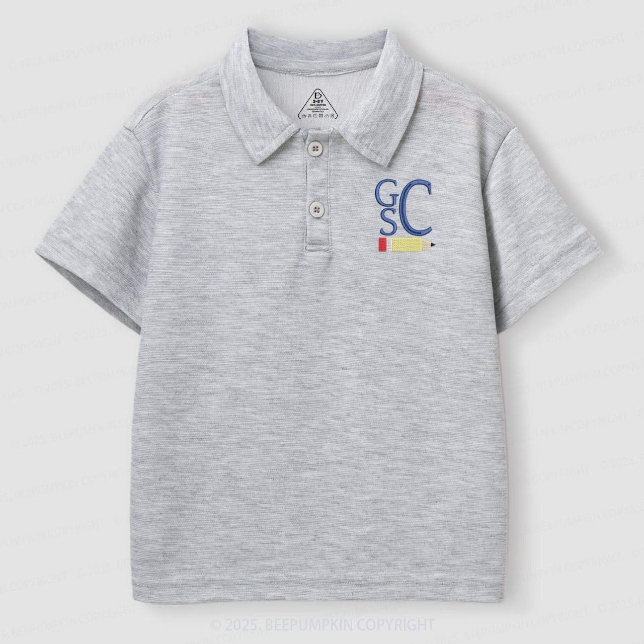 Personalized Book Monogram Design Toddler&Kid's Polo Shirt Beepumpkin