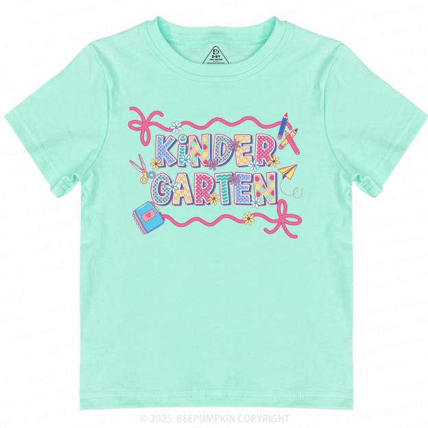 Personalized Coquette Pencil Toddler&Kid's Tees Beepumpkin