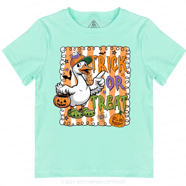 Halloween Goose Trick Or Treat Toddler&Kid's Tees Beepumpkin 
