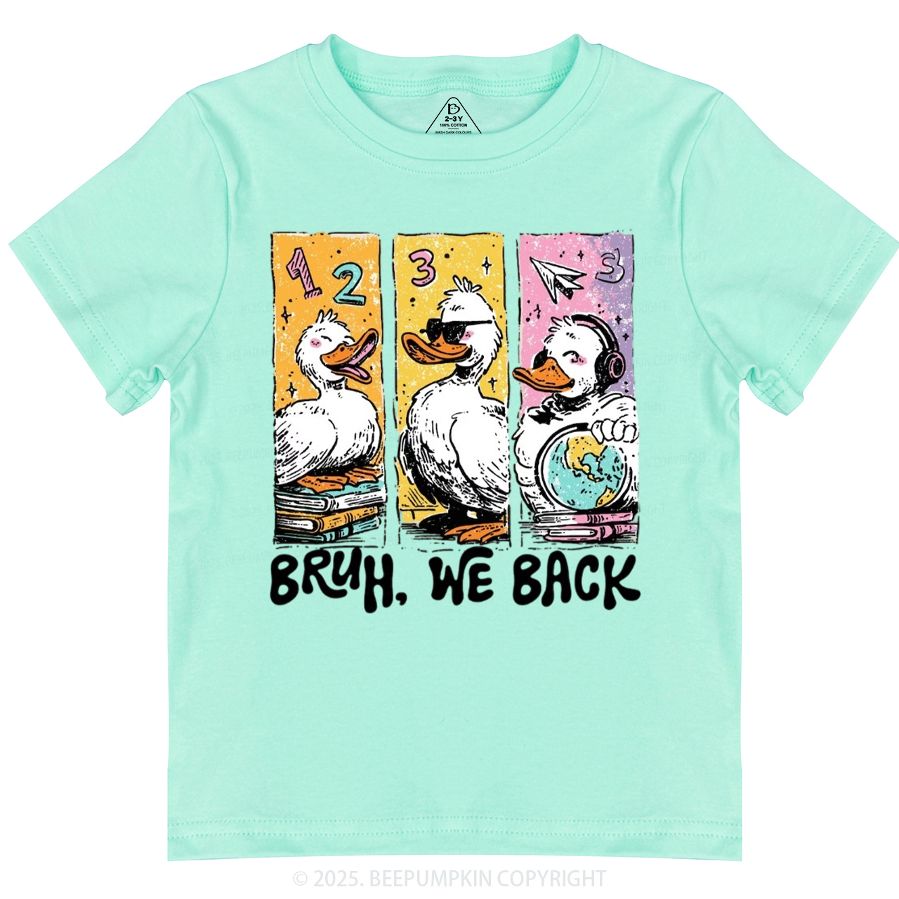 Bruh, We Back Kindergarten Toddler&Kid's Tees Beepumpkin