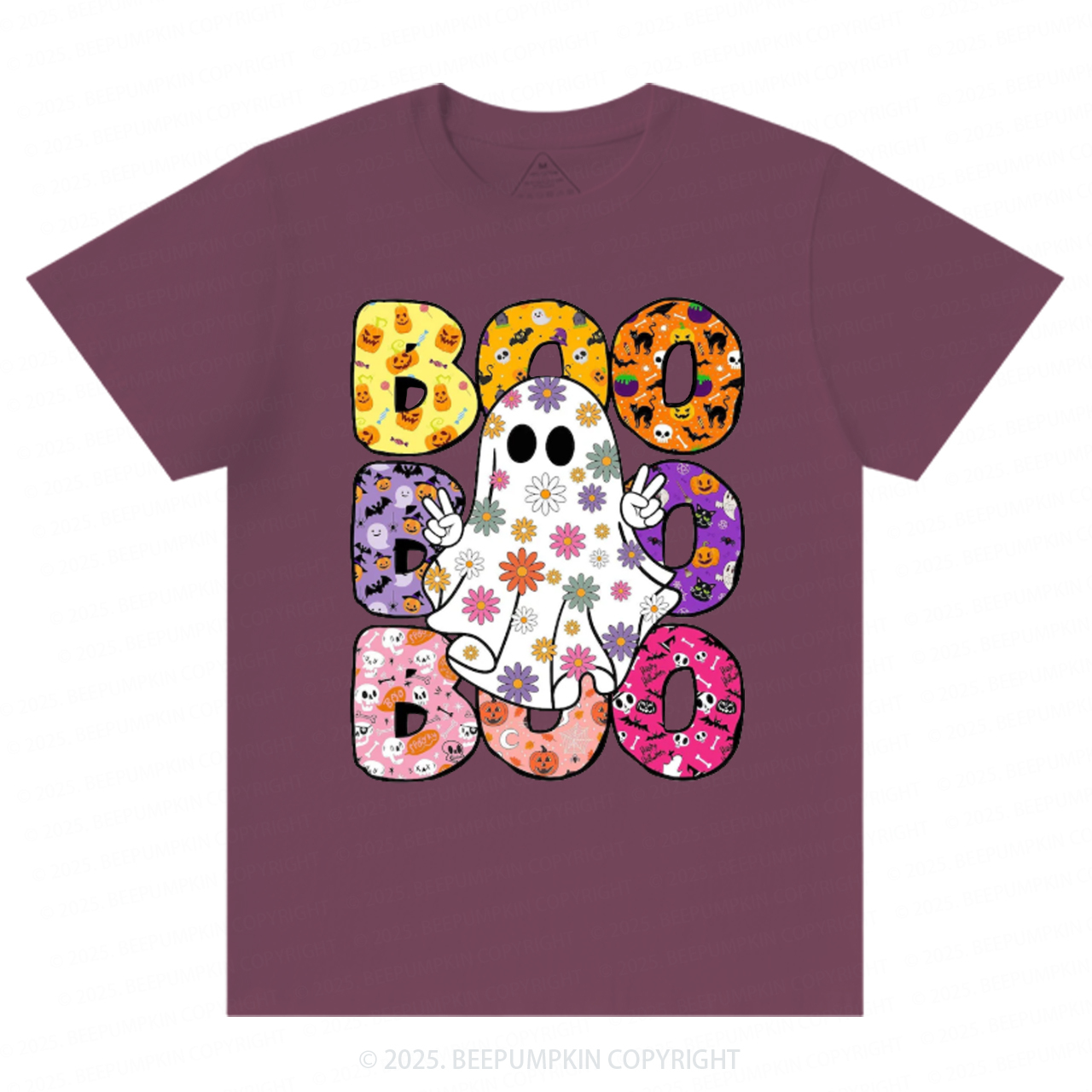 Boo Halloween T-Shirts Beepumpkin 