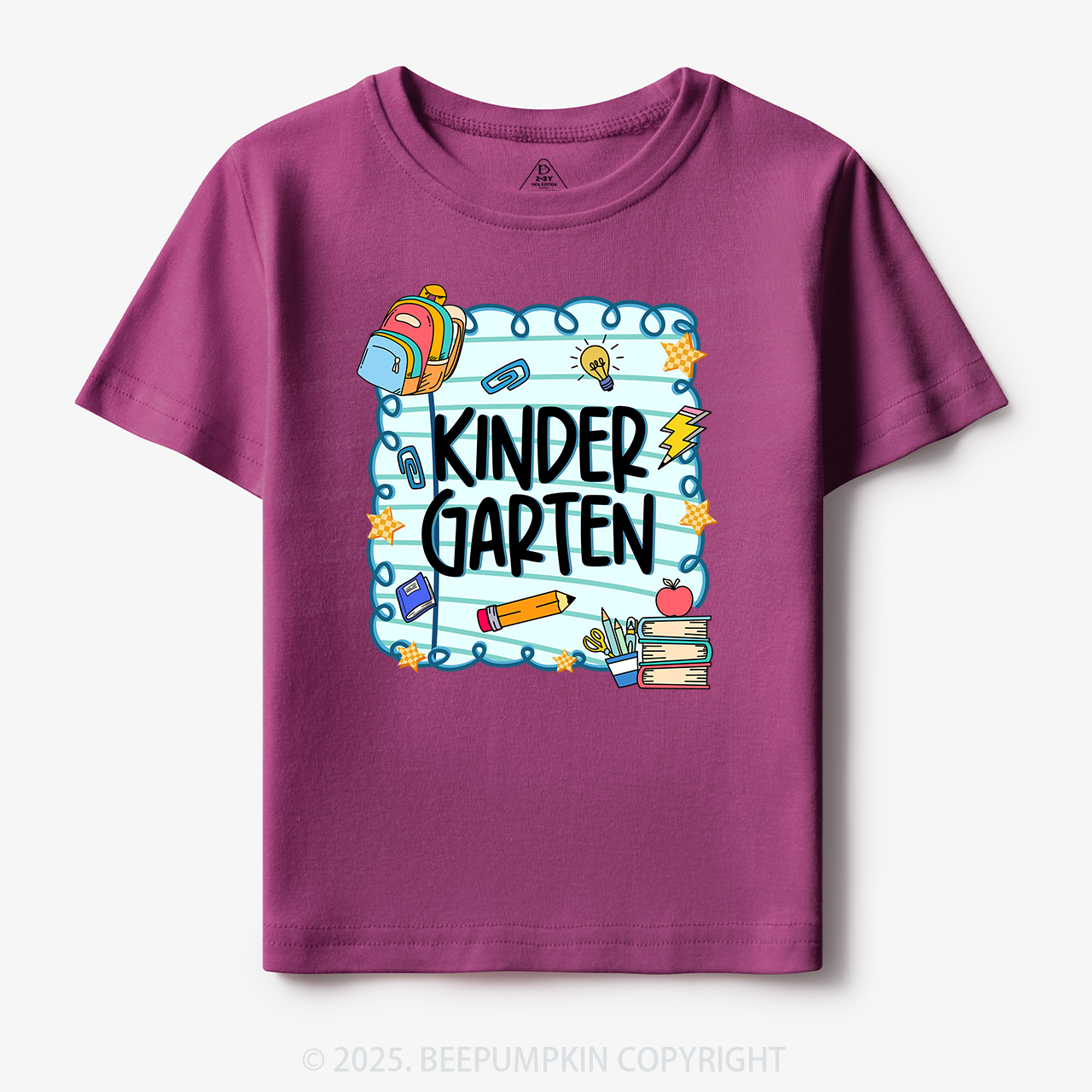 Personalized First Day Of School Toddler&Kid's Tees Beepumpkin