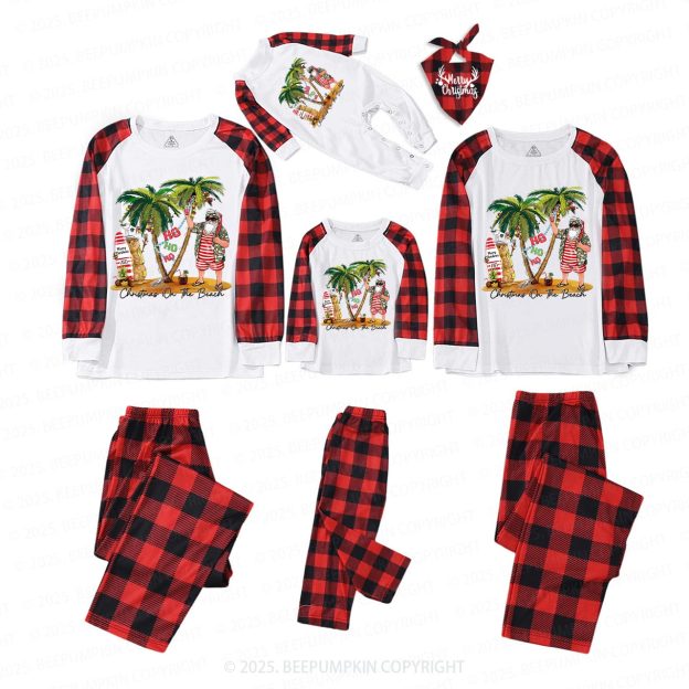 2025 Christmas Beach Family Matching Pajamas