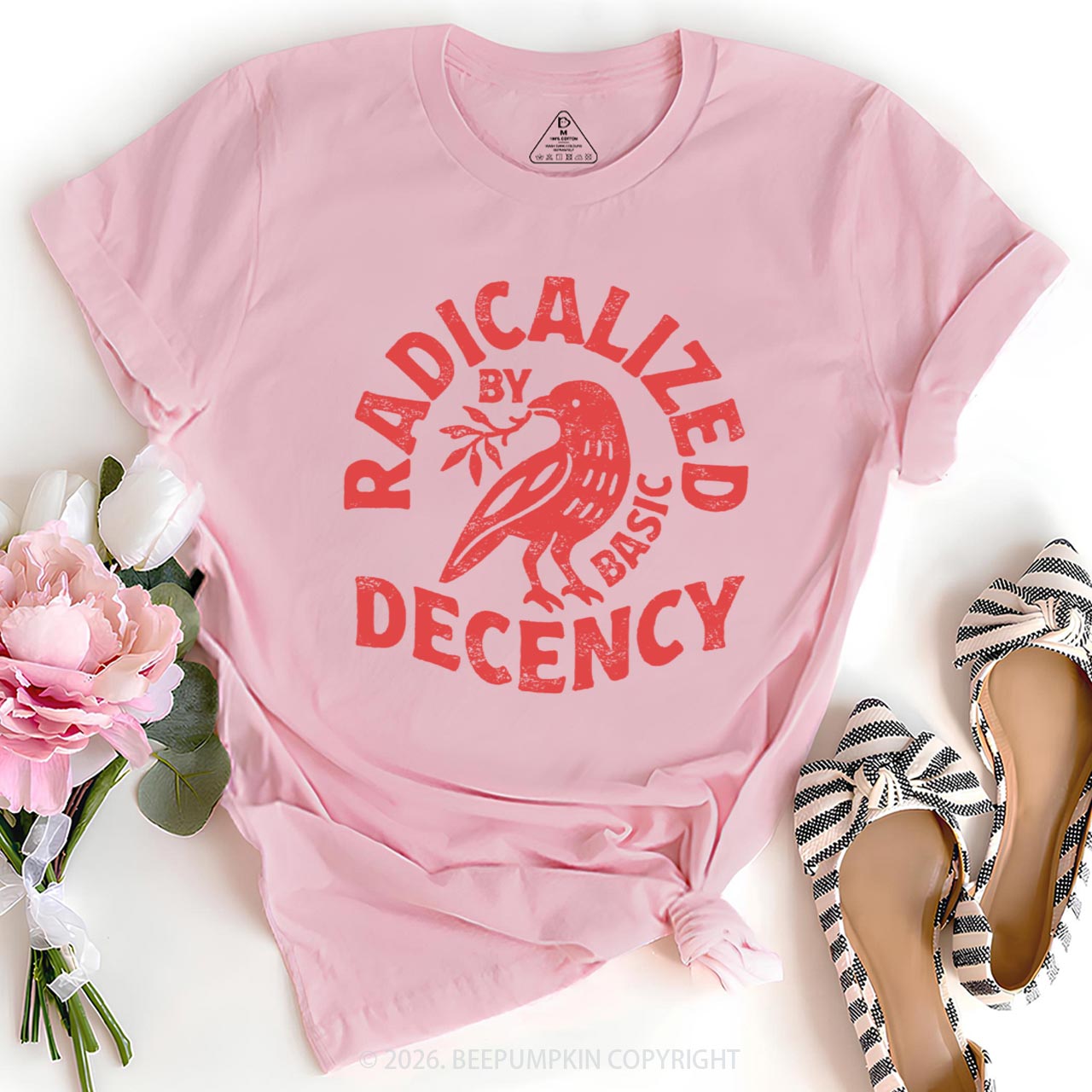 Radicalized By Basic Decency T-Shirts Beepumpkin