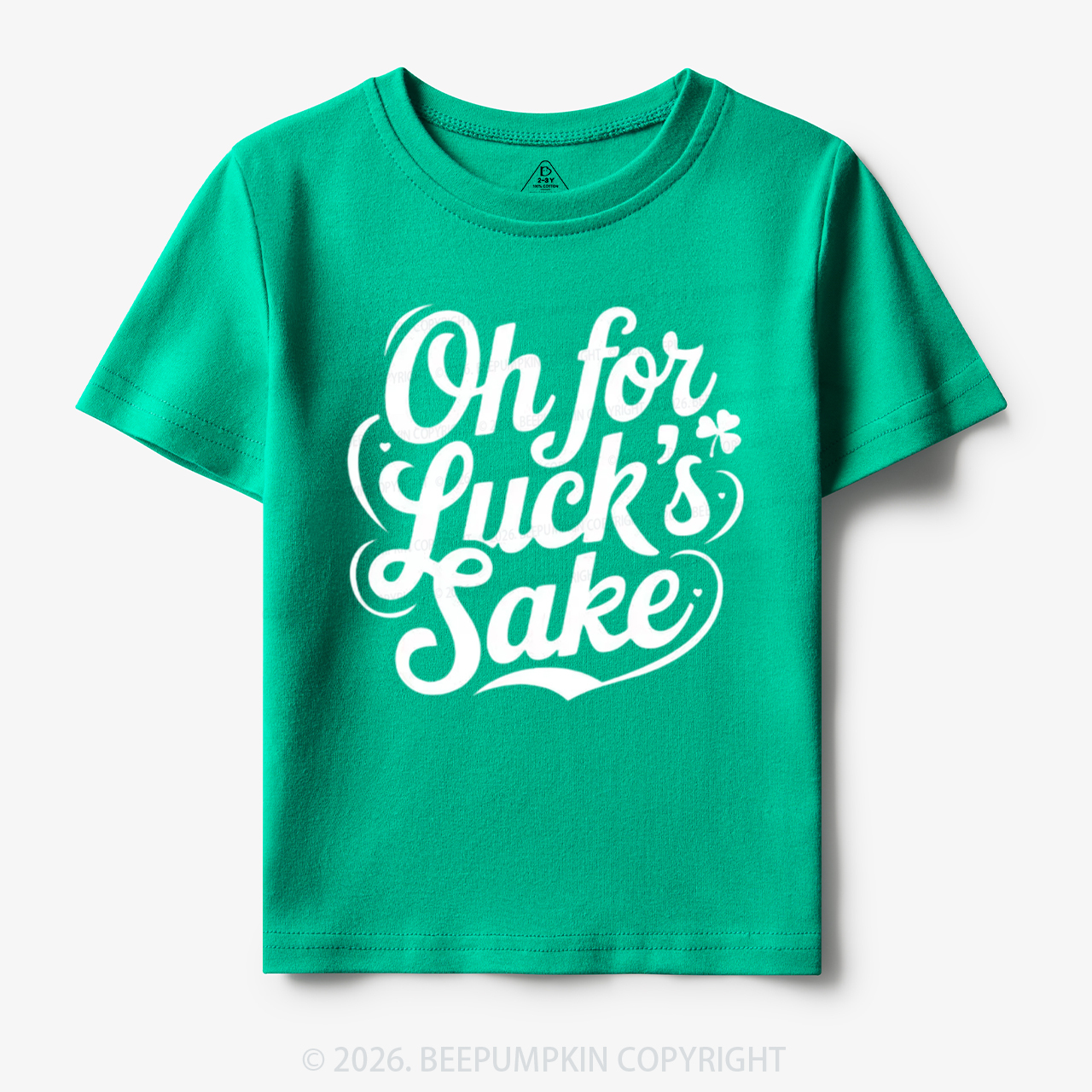 Oh For Luck’s Sake St. Patrick's Day Toddler&Kid's Tees Beepumpkin