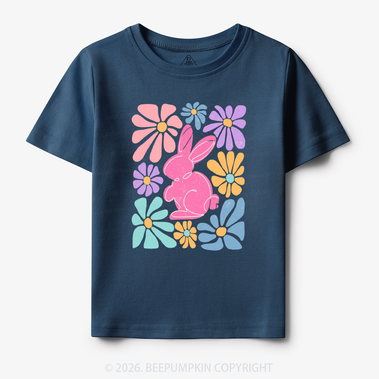Easter Bunny Floral Toddler&Kid's Tees