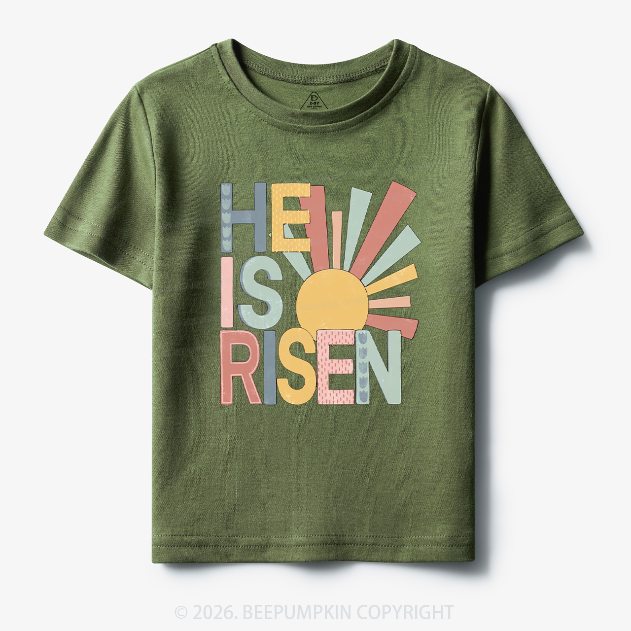 He Is Risen Love Like Jesus Easter Toddler&Kid's Tees