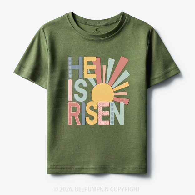 He Is Risen Love Like Jesus Easter Toddler&Kid's Tees