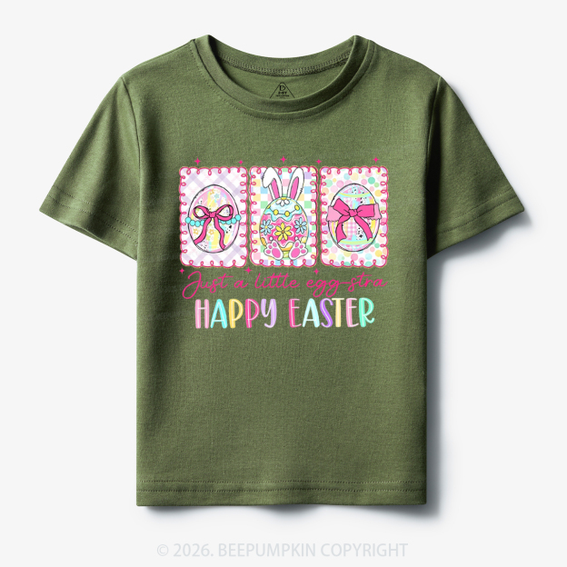 Just A Little Egg Star Easter Toddler&Kid's Tees