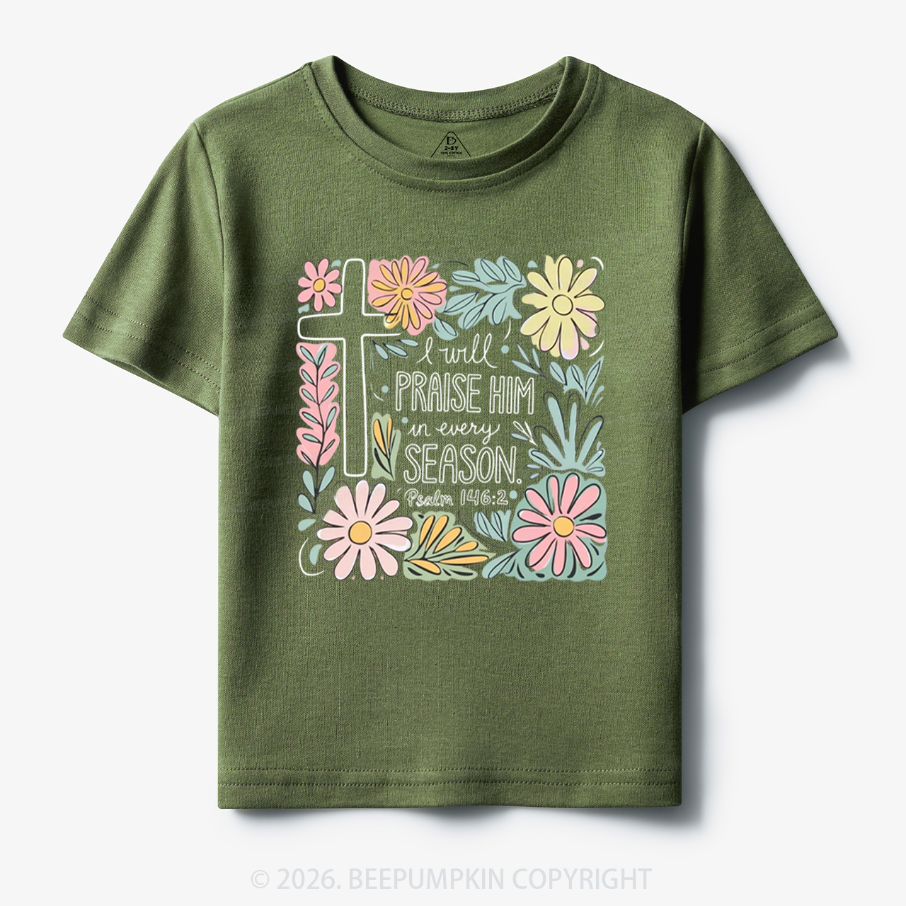 Easter I will Praise Him Toddler&Kid's Tees