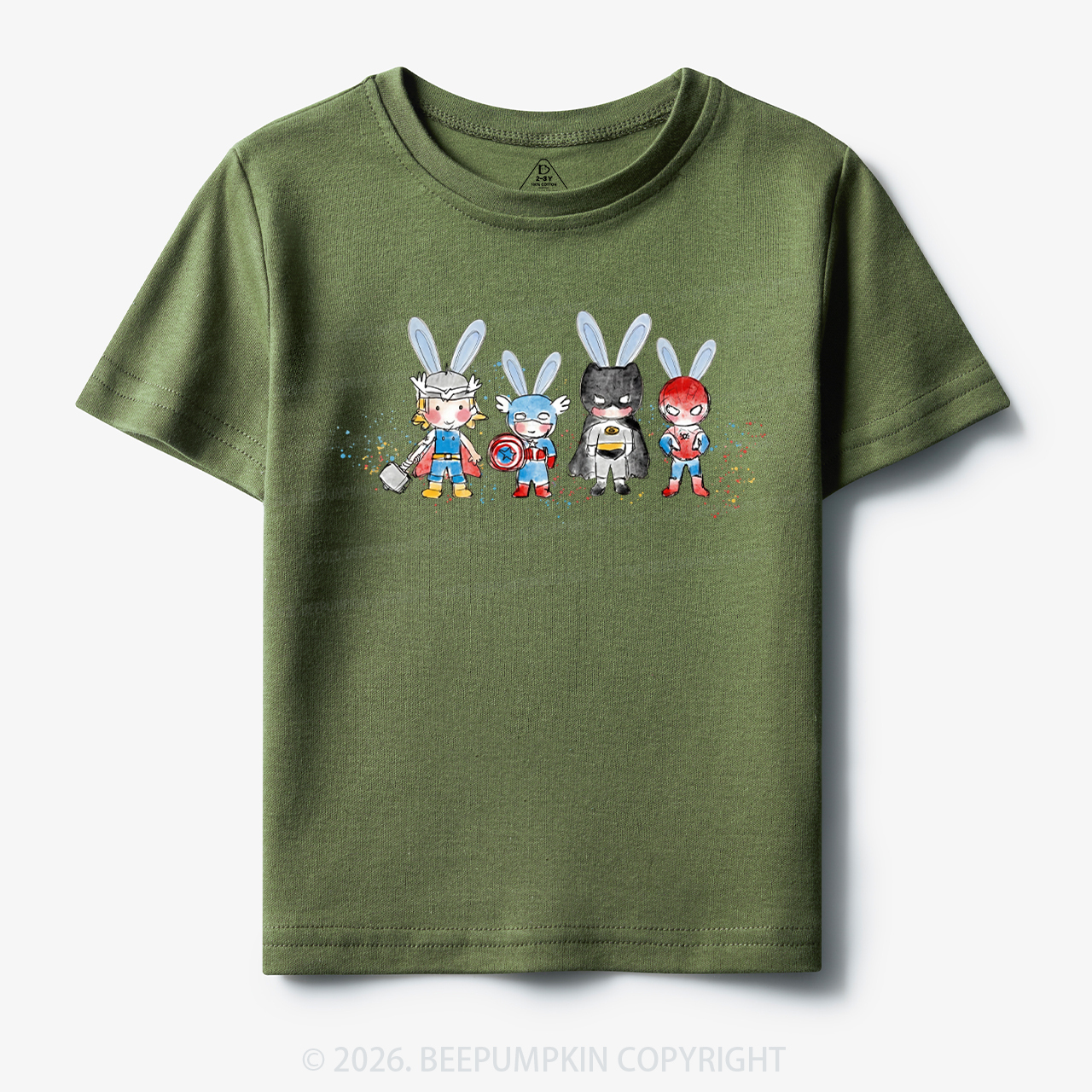 Easter Cute Cartoon Bunny Toddler&Kid's Tees