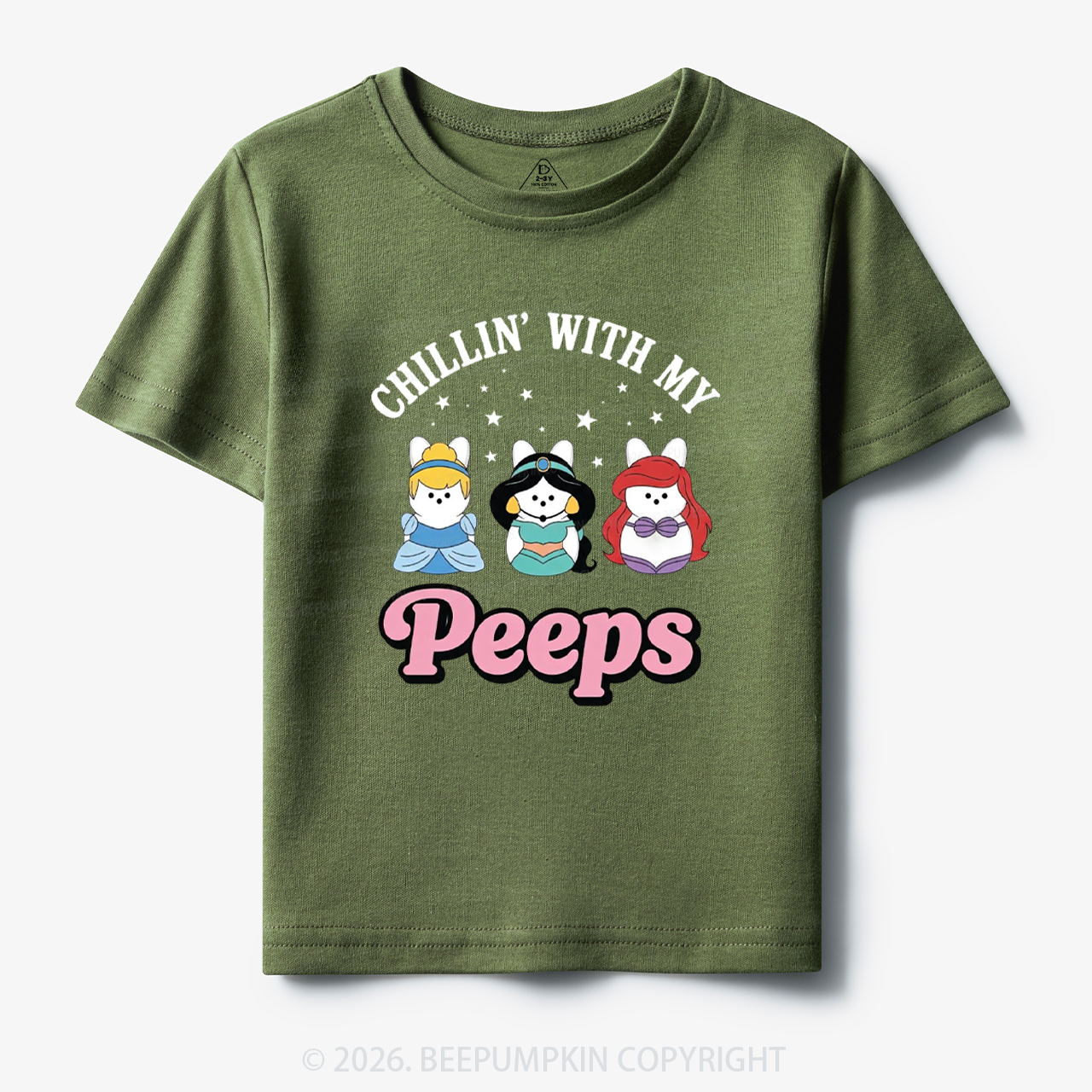 Chillin With My Peeps Bunny Toddler&Kid's Tees
