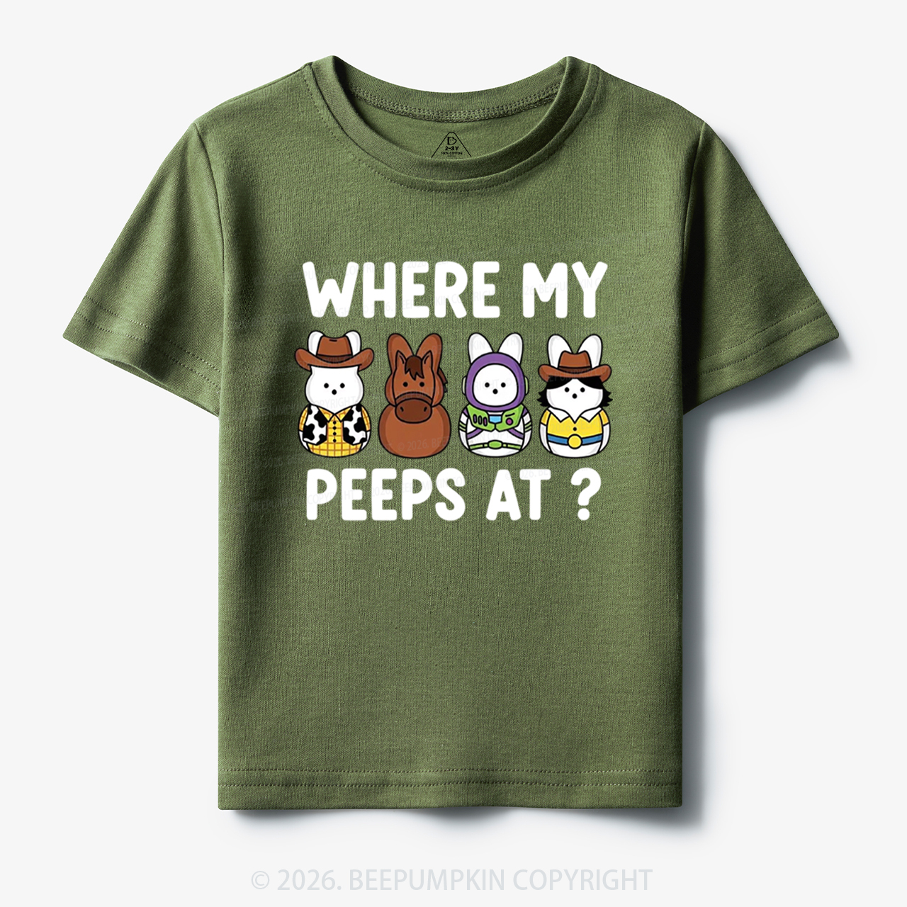 Where My Peeps At Easter Toddler&Kid's Tees