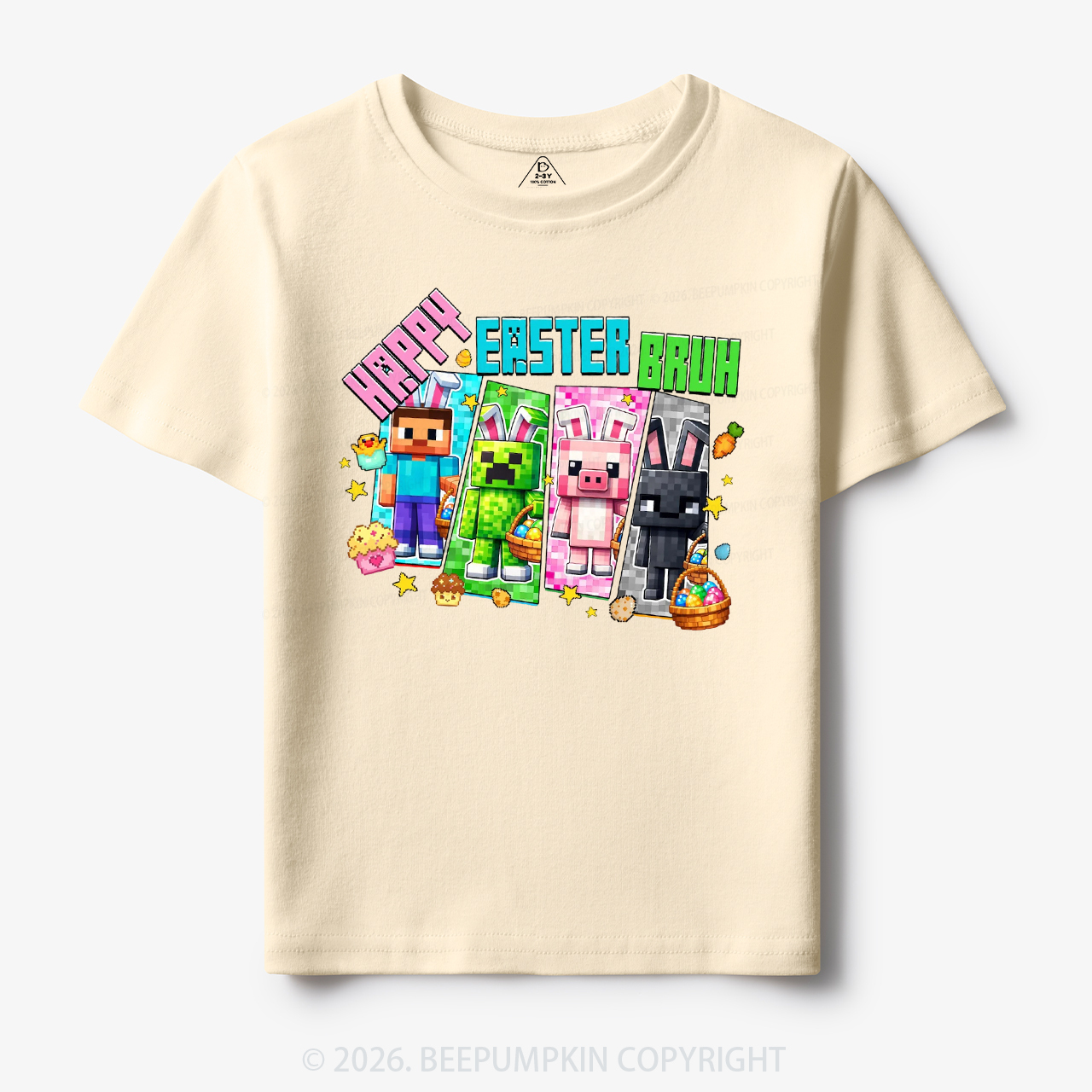 Happy Easter Mining Toddler&Kid's Tees