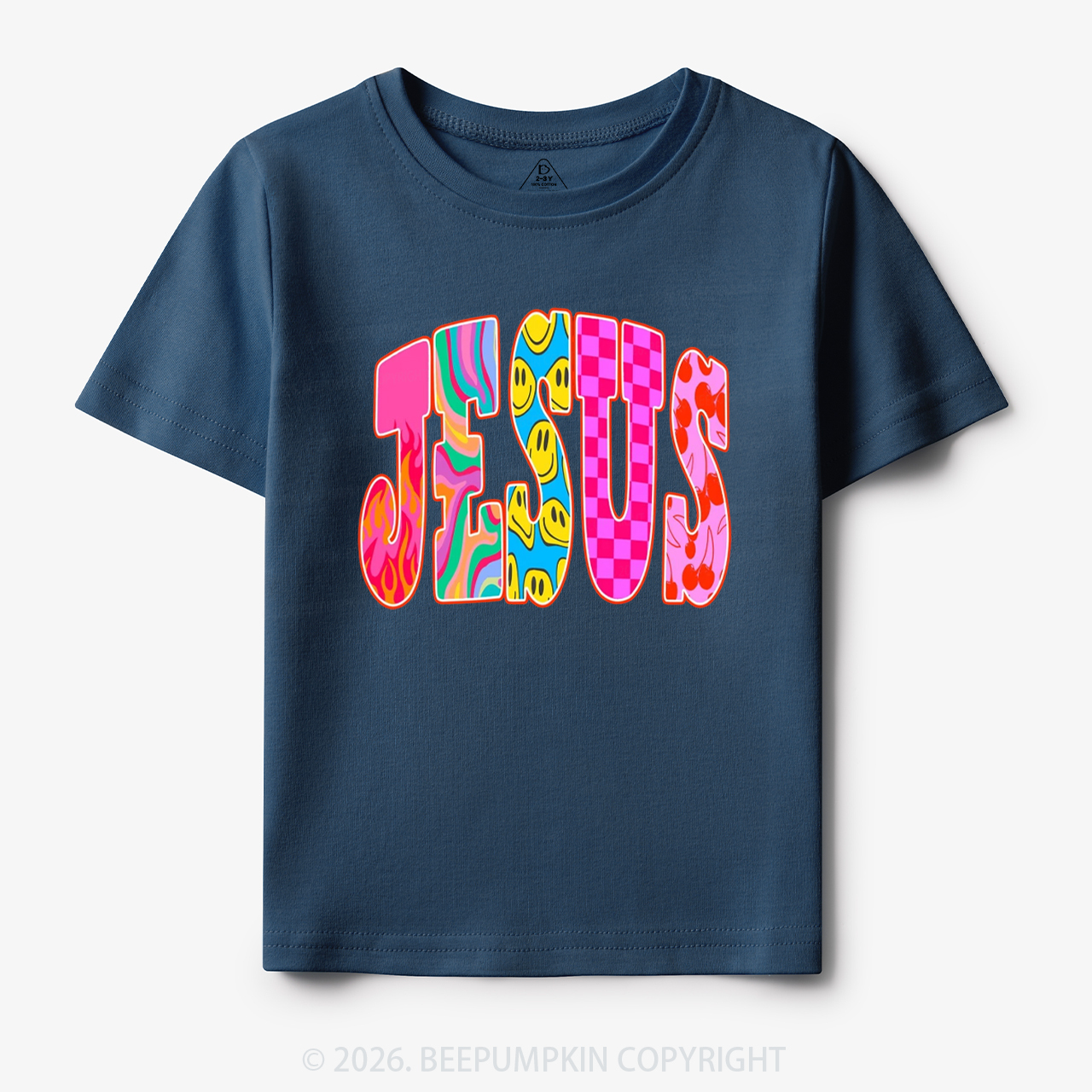 Jesus Loves Me Retro Colorful Toddler&Kid's Tees