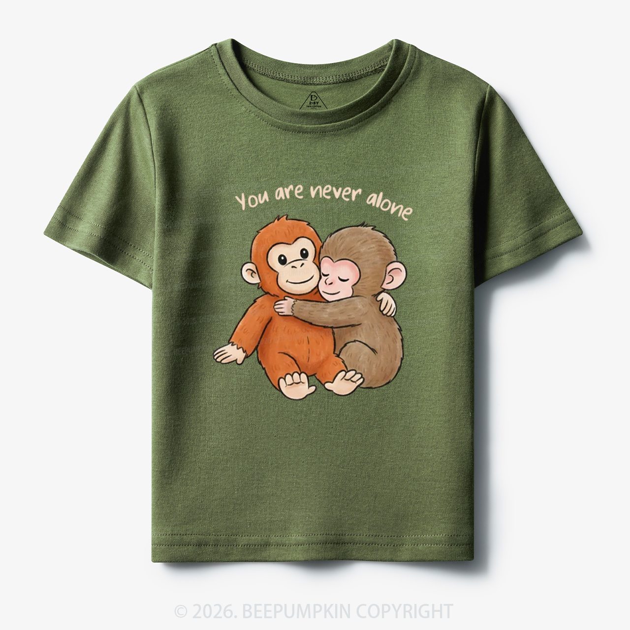 You Are Never Alone Punch Monkey Toddler&Kid's Tees