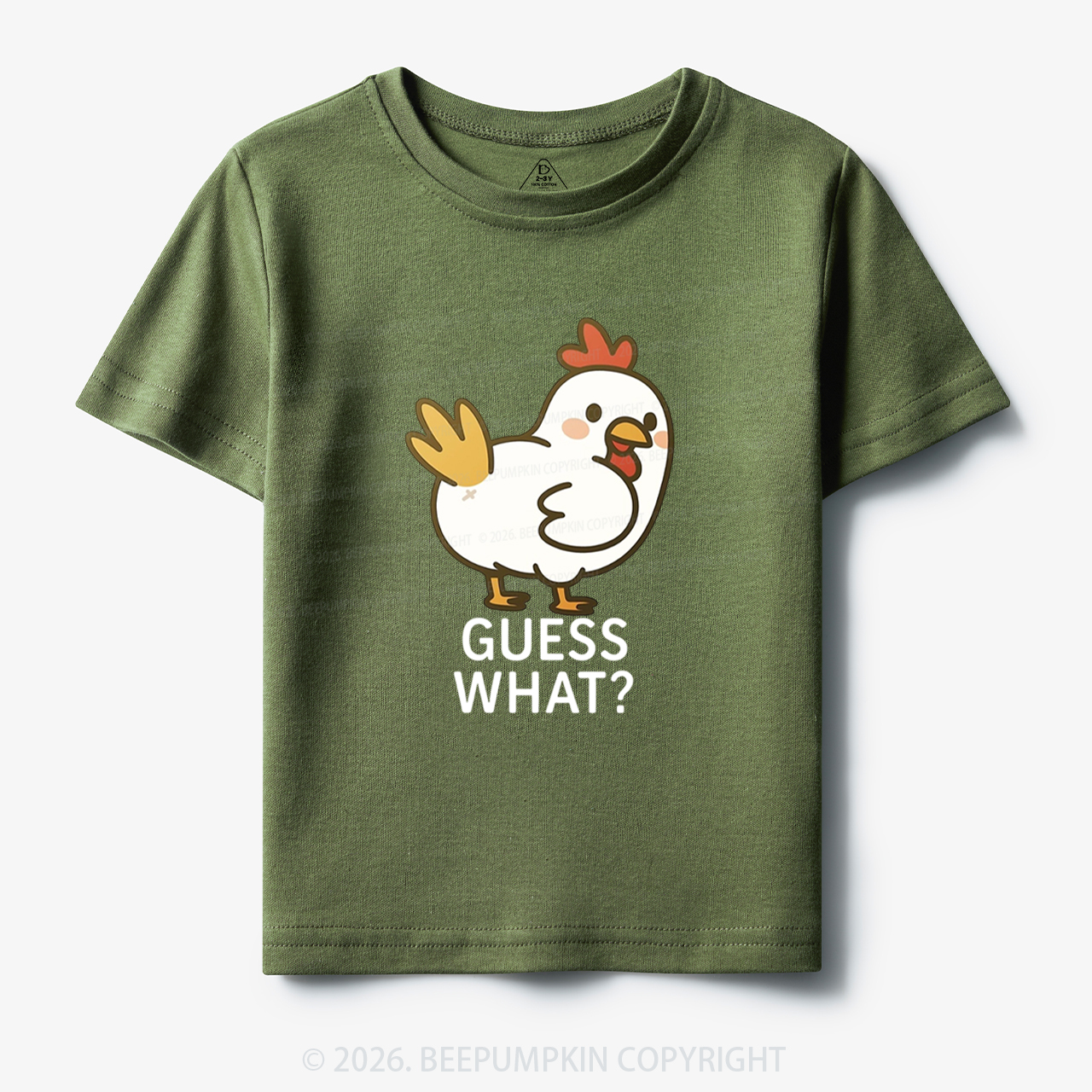 Guess What Chicken Funny Butt Joke Toddler&Kid's Tees 7