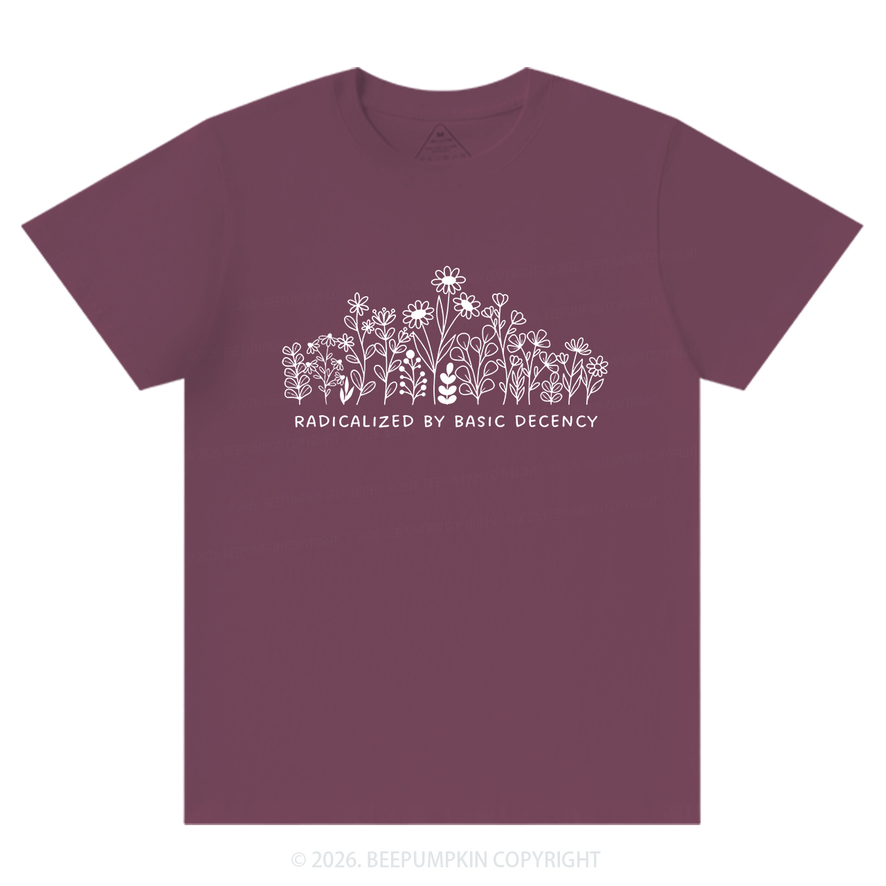 Radicalized by Basic Decency Peaceful T-Shirts