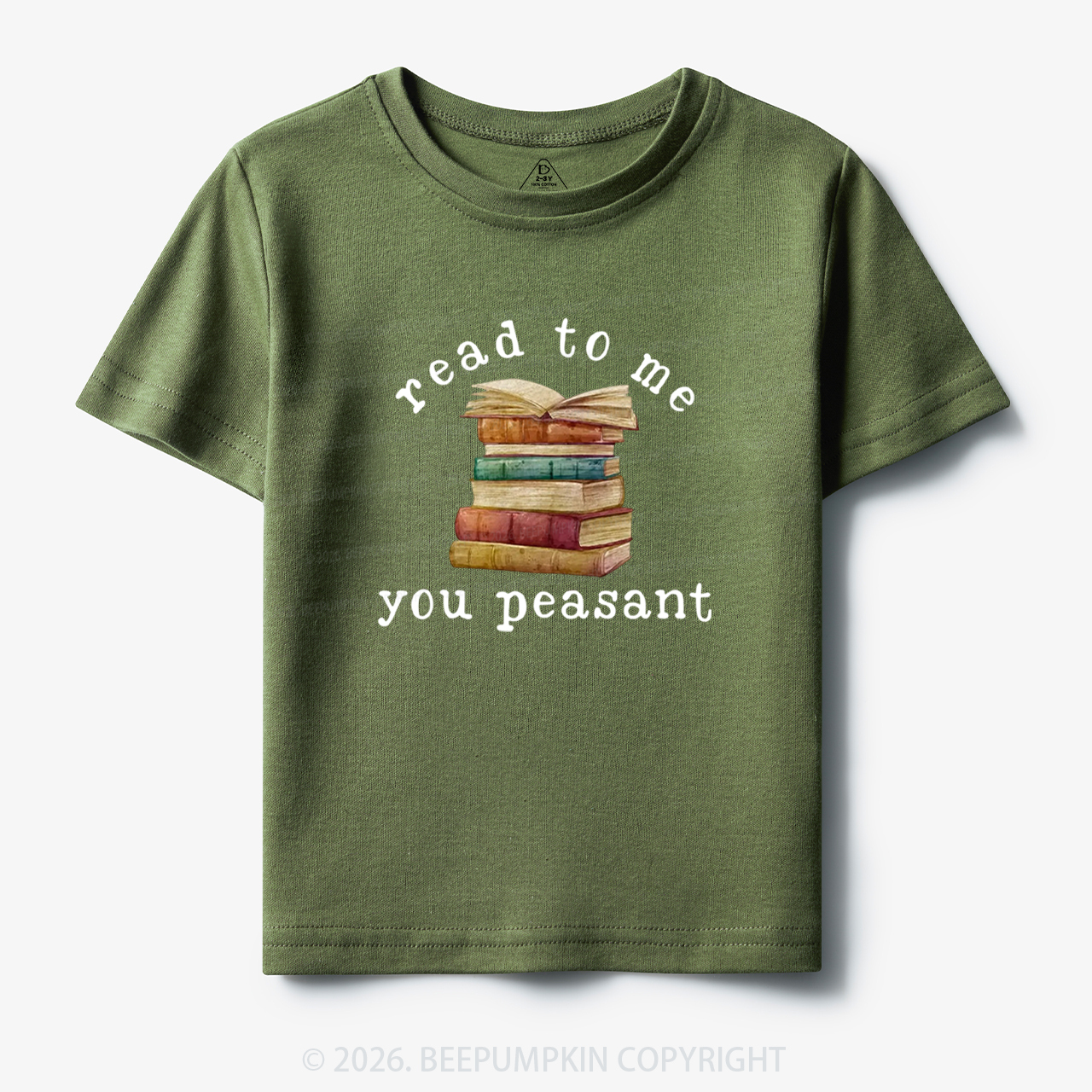 Read To Me You Peasant Book Lover Toddler&Kid's Tees