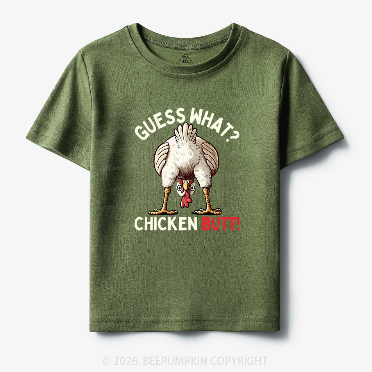Guess What Chicken Butt Super Funny Toddler&Kid's Tees