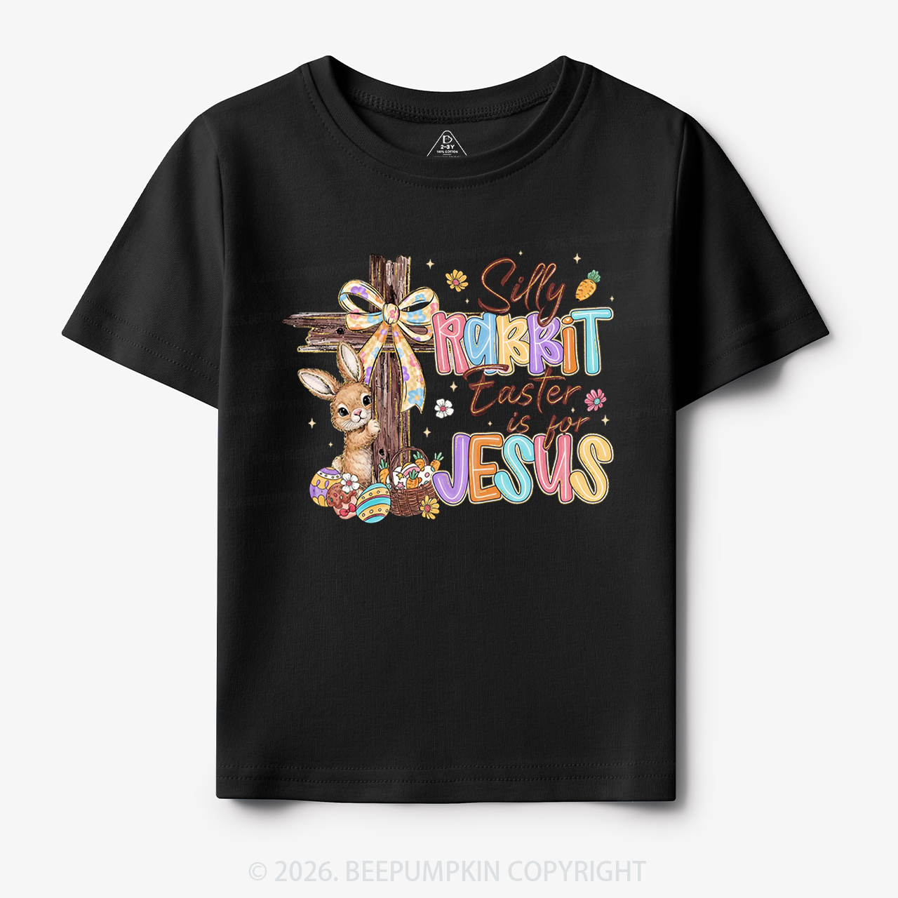 Silly Rabbit Easter Is For Jesus Toddler&Kid's Tees