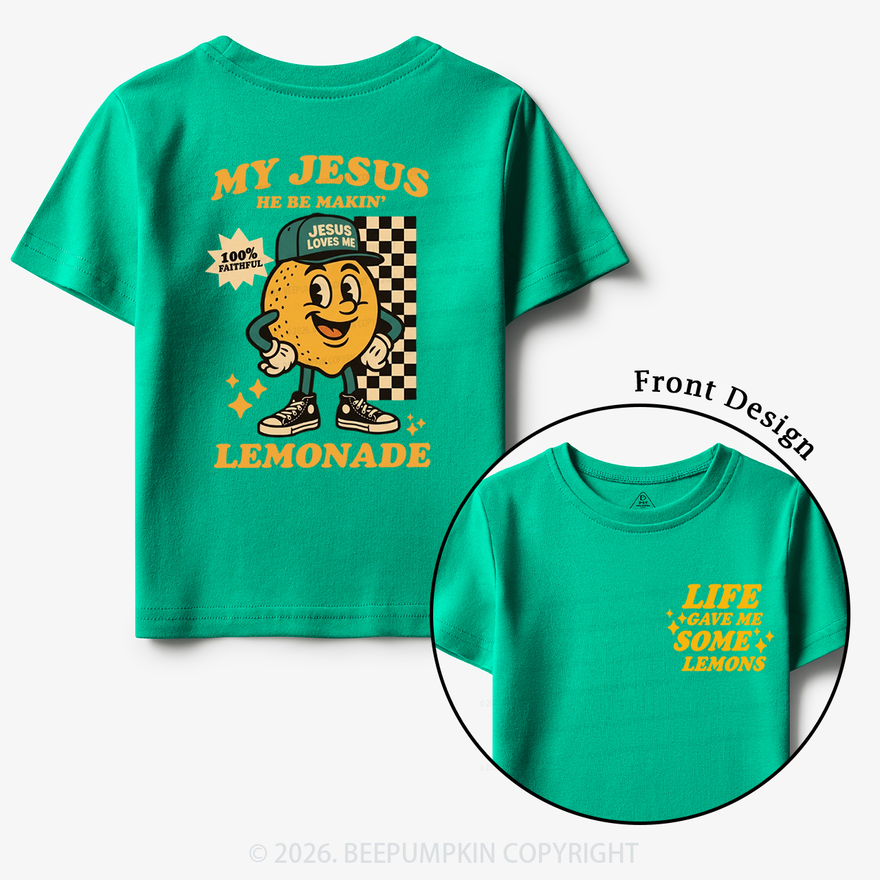 Life Gave Me Some Lemons Christian Toddler&Kid's Tees