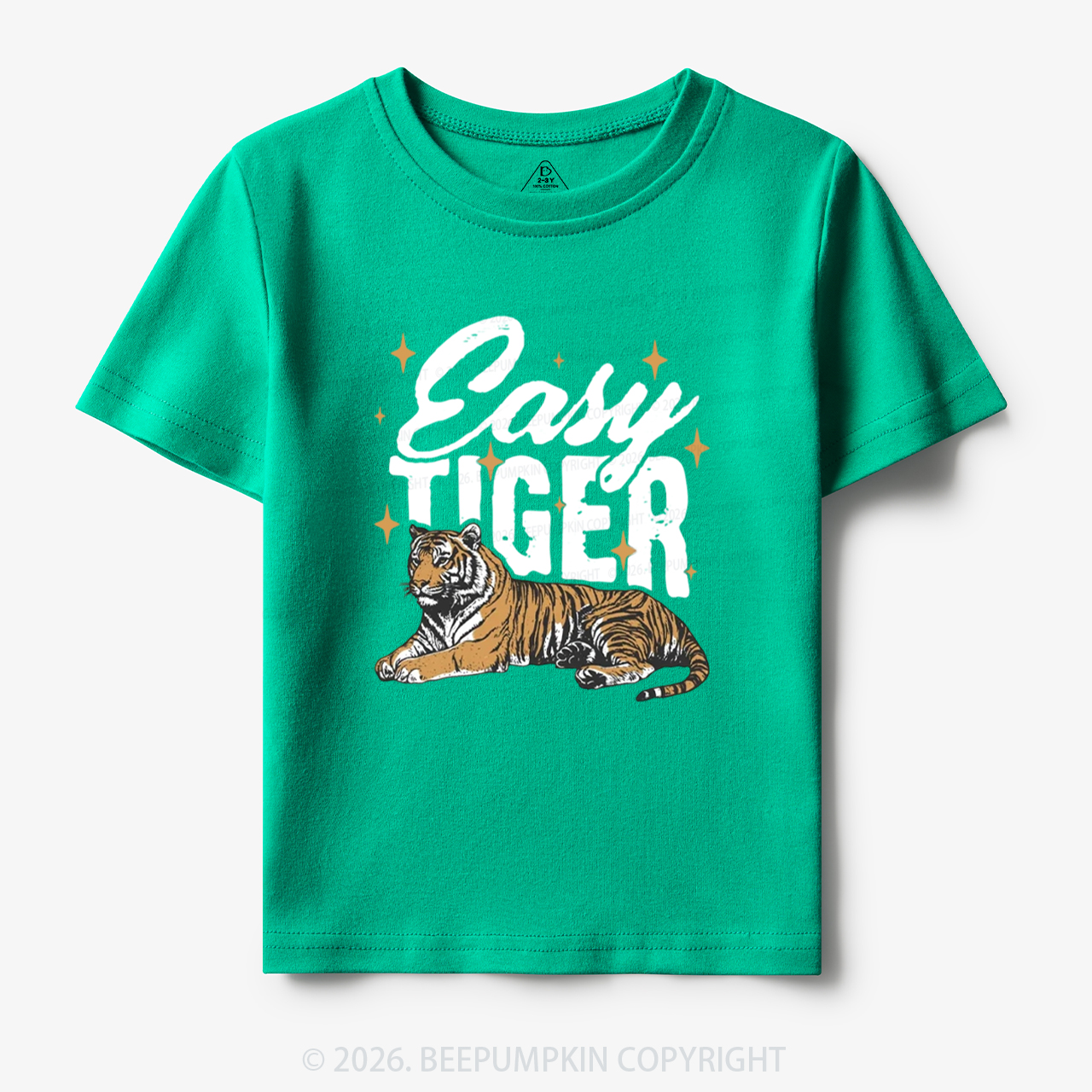 Retro Easy Tiger Funny Animal Toddler&Kid's Tees