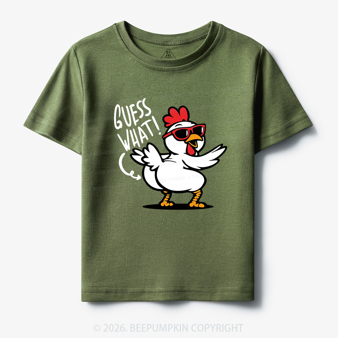 Funny Guess What Chicken Butt Toddler&Kid's Tees
