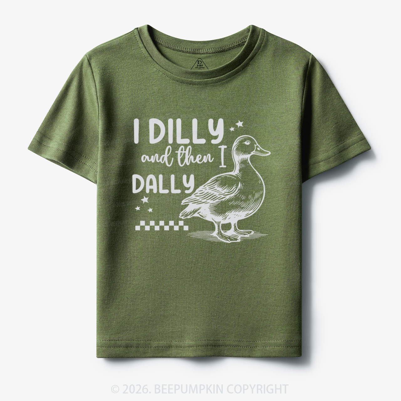I Dilly And Then I Dally Silly Goose Toddler&Kid's Tees