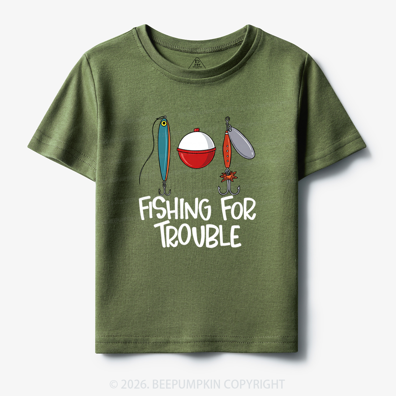 Fishing For Trouble Toddler&Kid's Tees