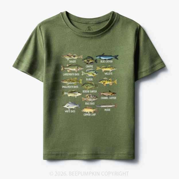 North American Fish Toddler&Kid's Tees