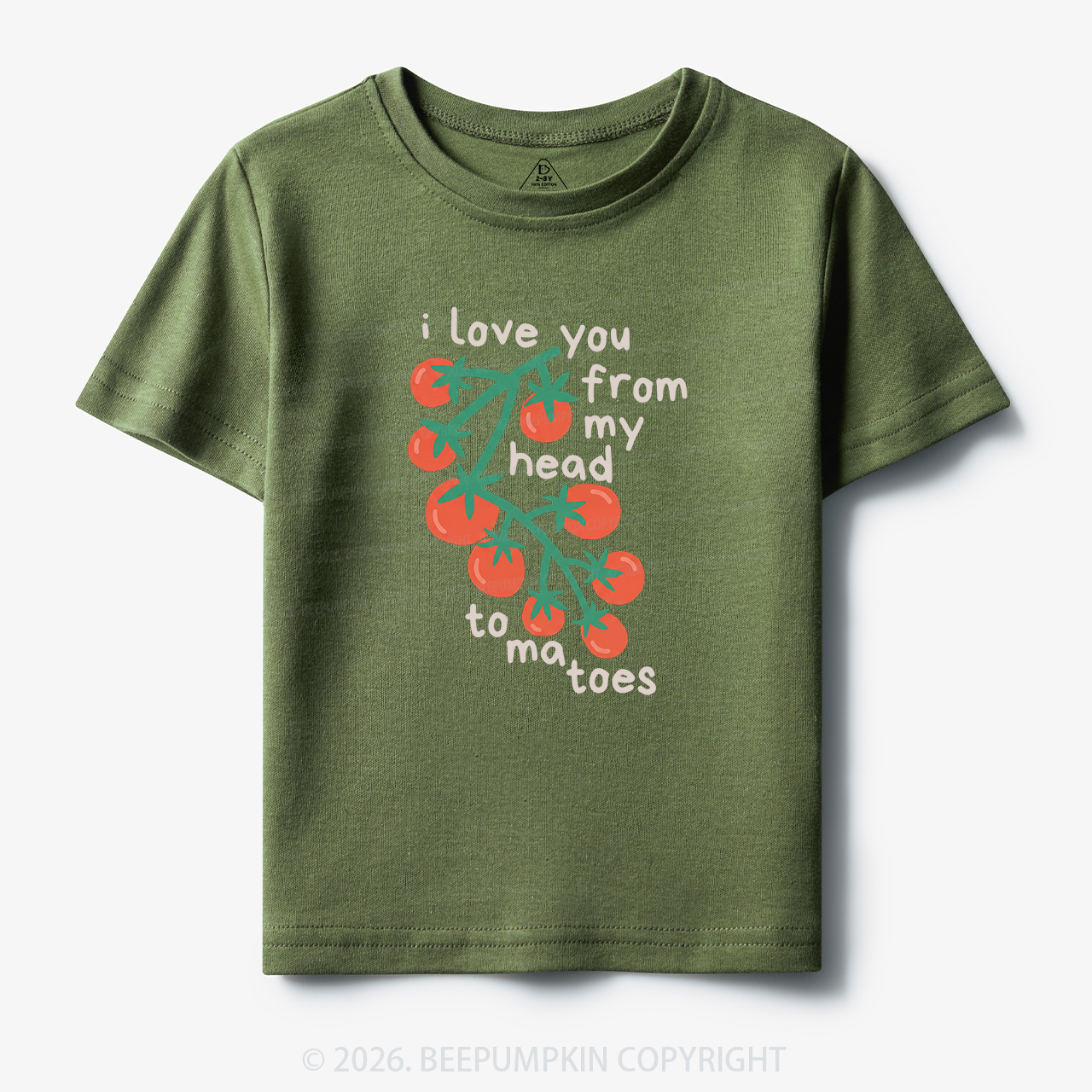I Love You From My Head Tomatoes Toddler&Kid's Tees