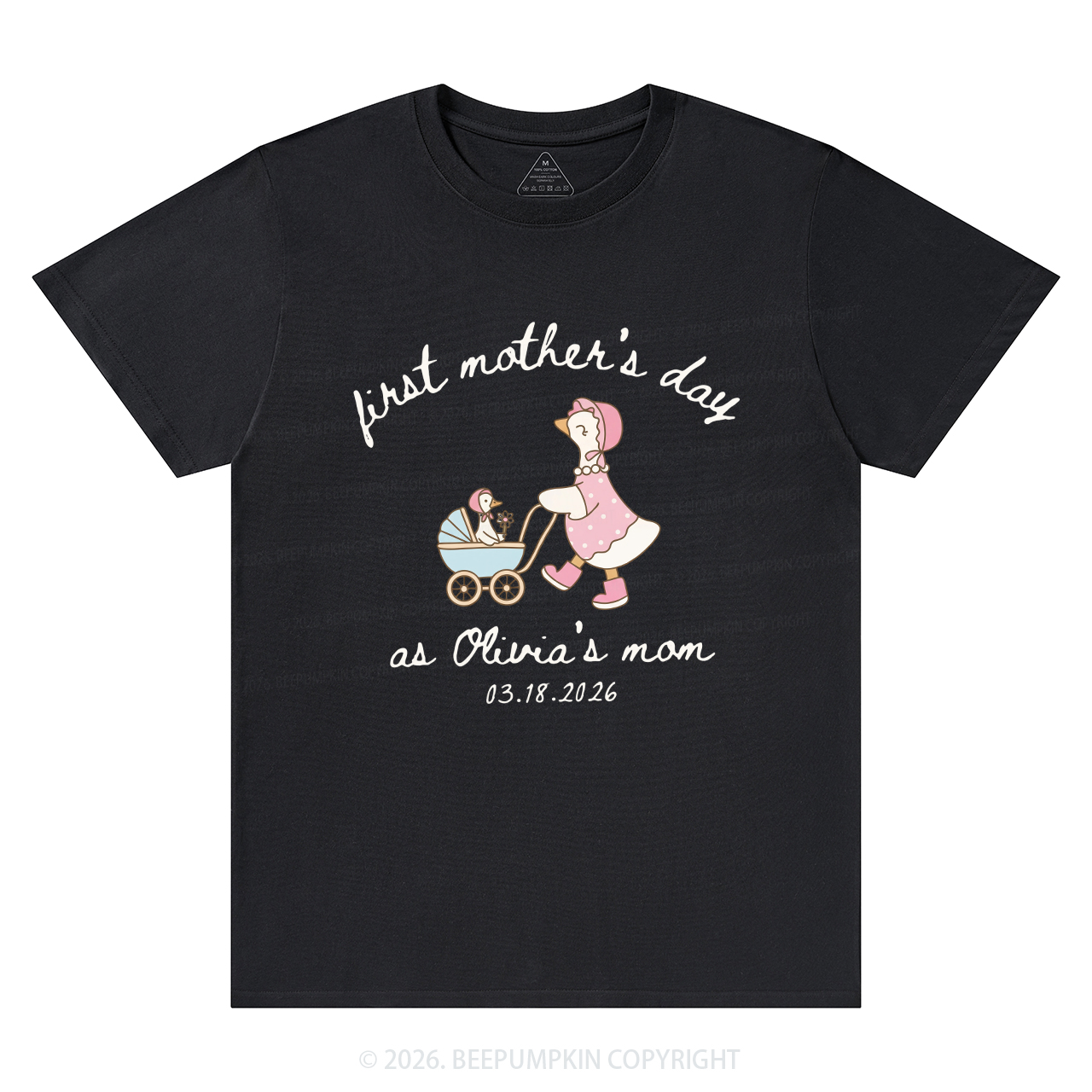 Personalized Goose Mama First Mother's Day T-Shirts