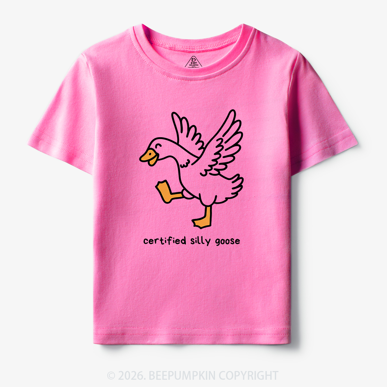 Funny Certified Silly Goose Toddler&Kid's Tees