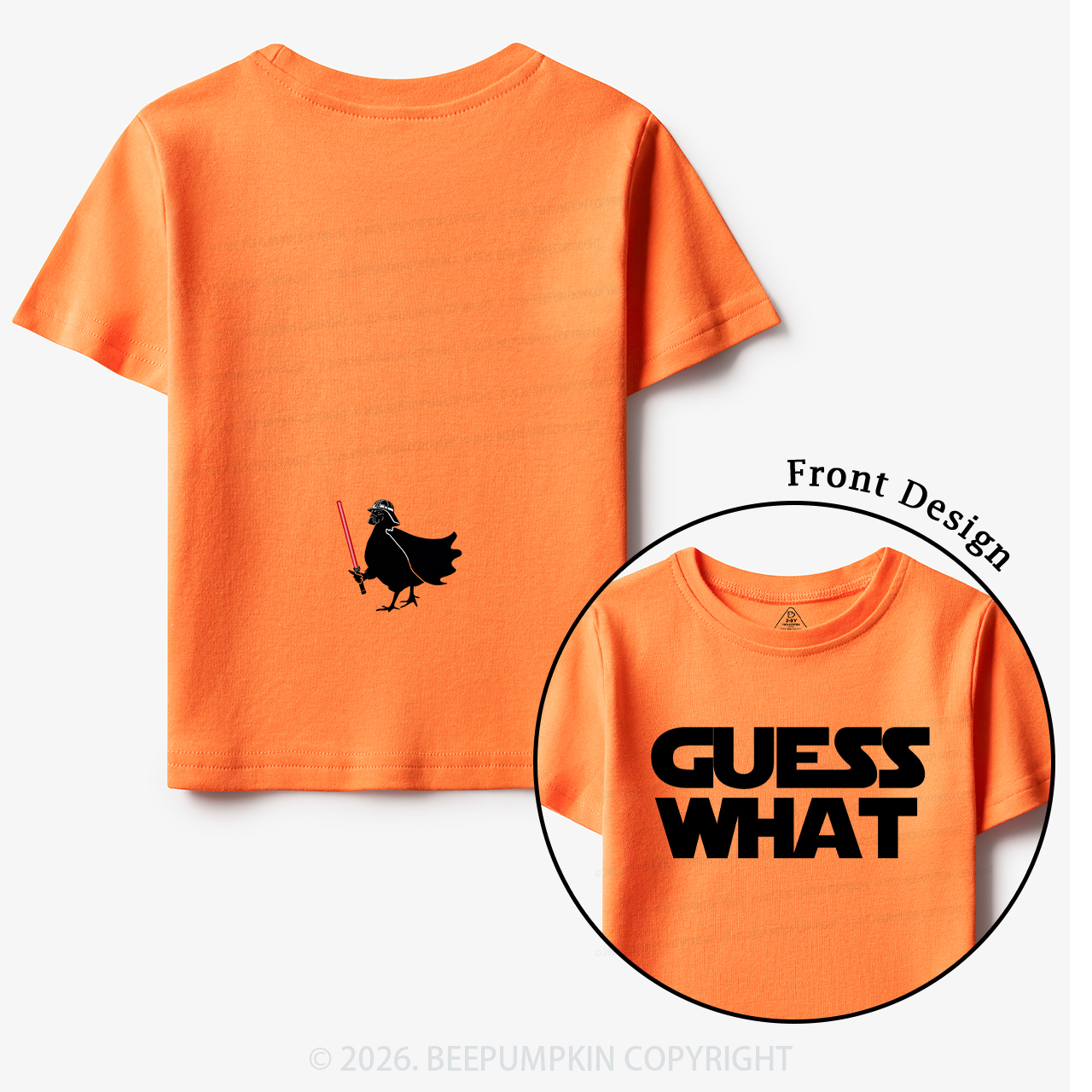 Galaxy Guess What Chicken Butt Toddler&Kid's Tees