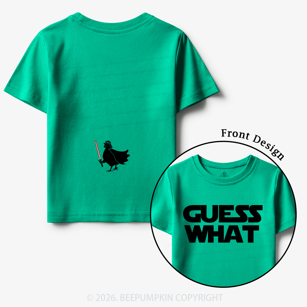 Galaxy Guess What Chicken Butt Toddler&Kid's Tees