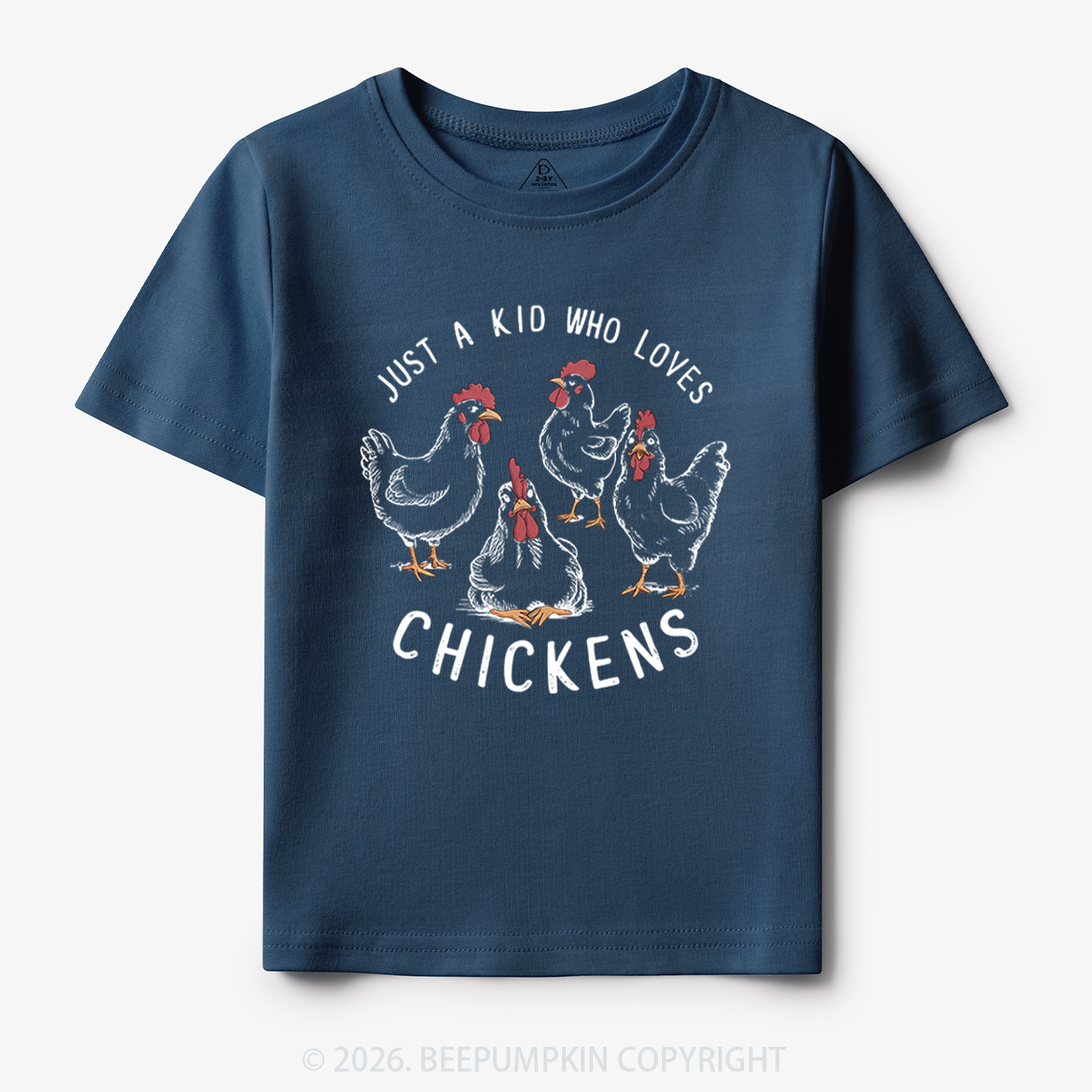 Just A Kid Who Loves Chickens Toddler&Kid's Tees