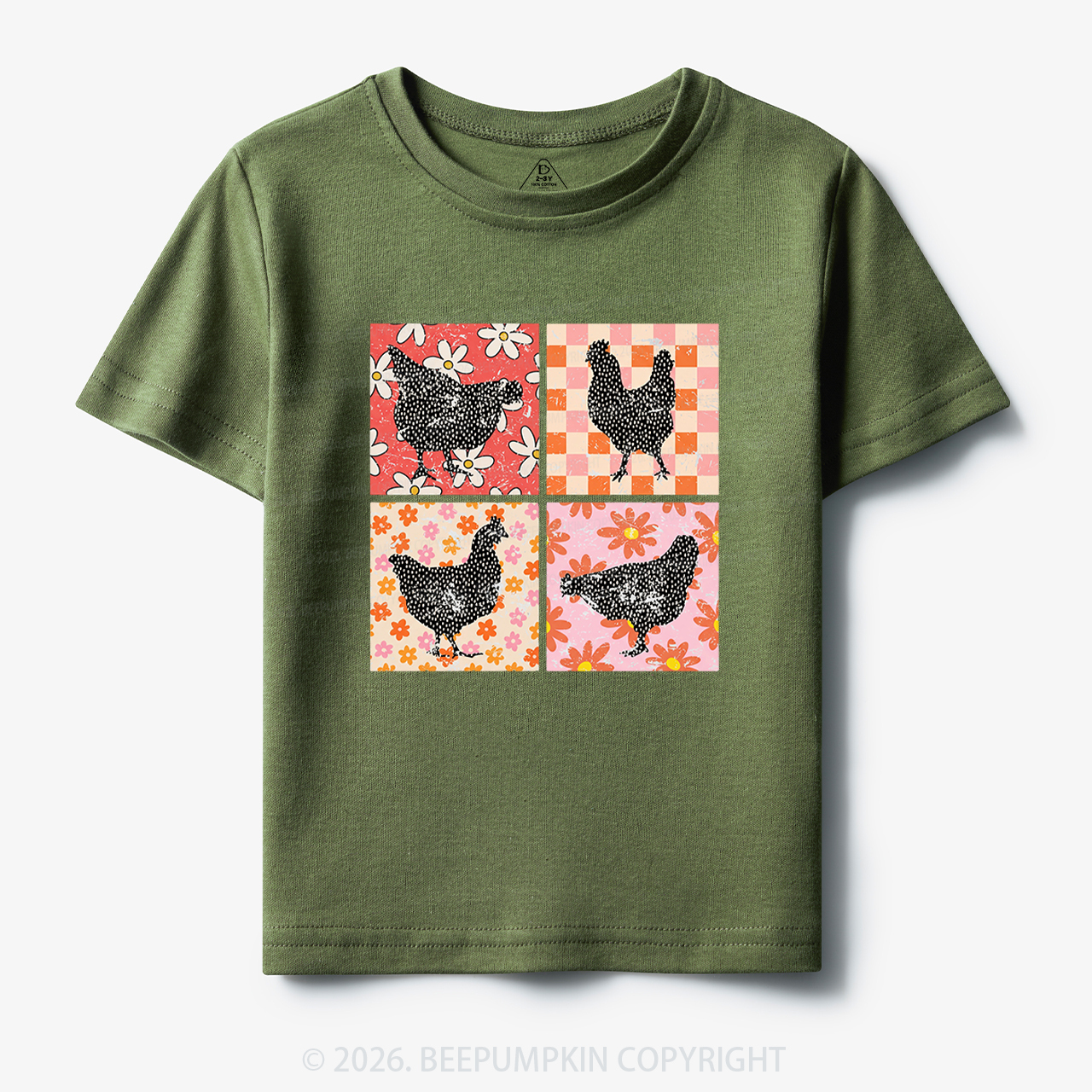 Chickens Farm Animals Toddler&Kid's Tees