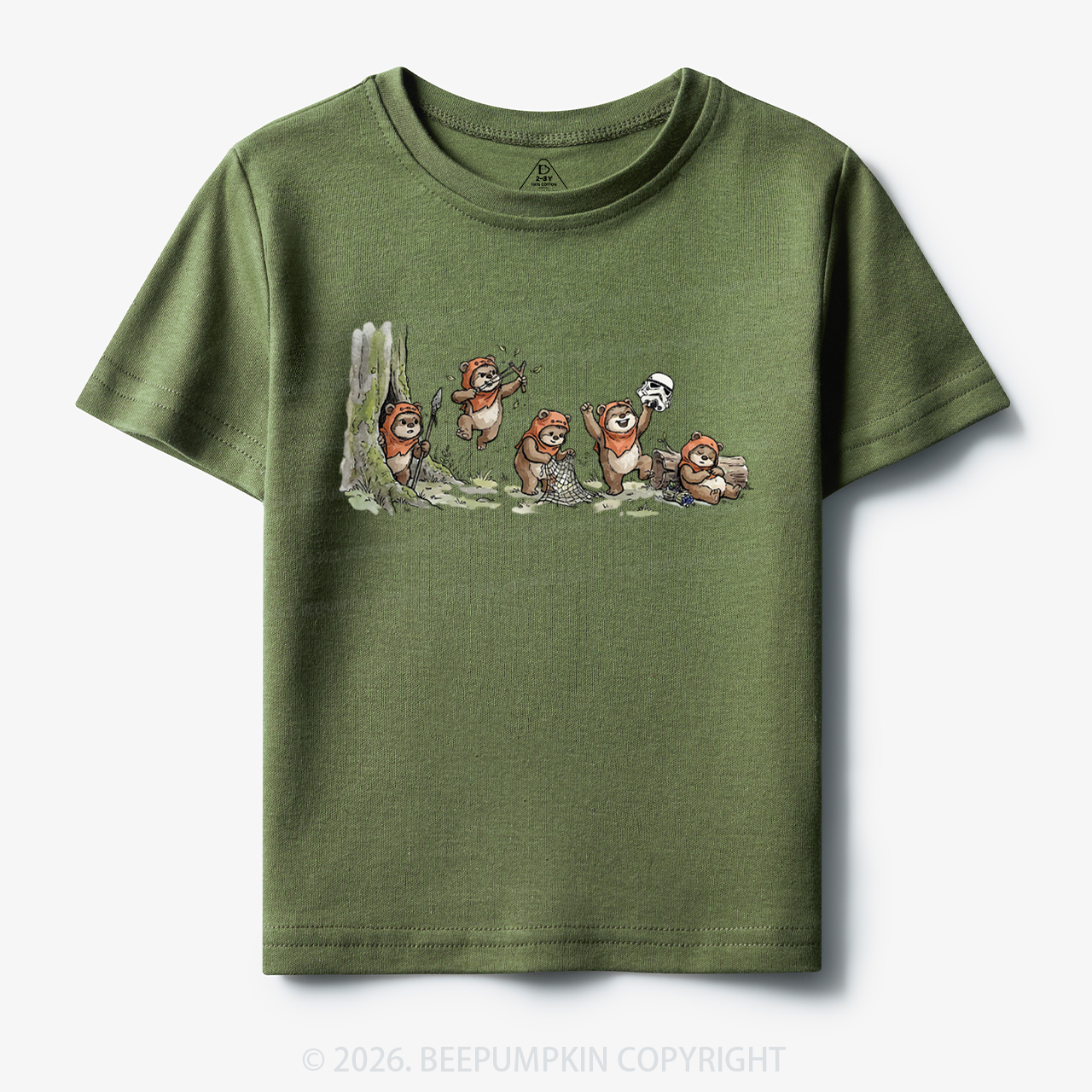 Vintage Galaxy Cute Bear Toddler&Kid's Tees