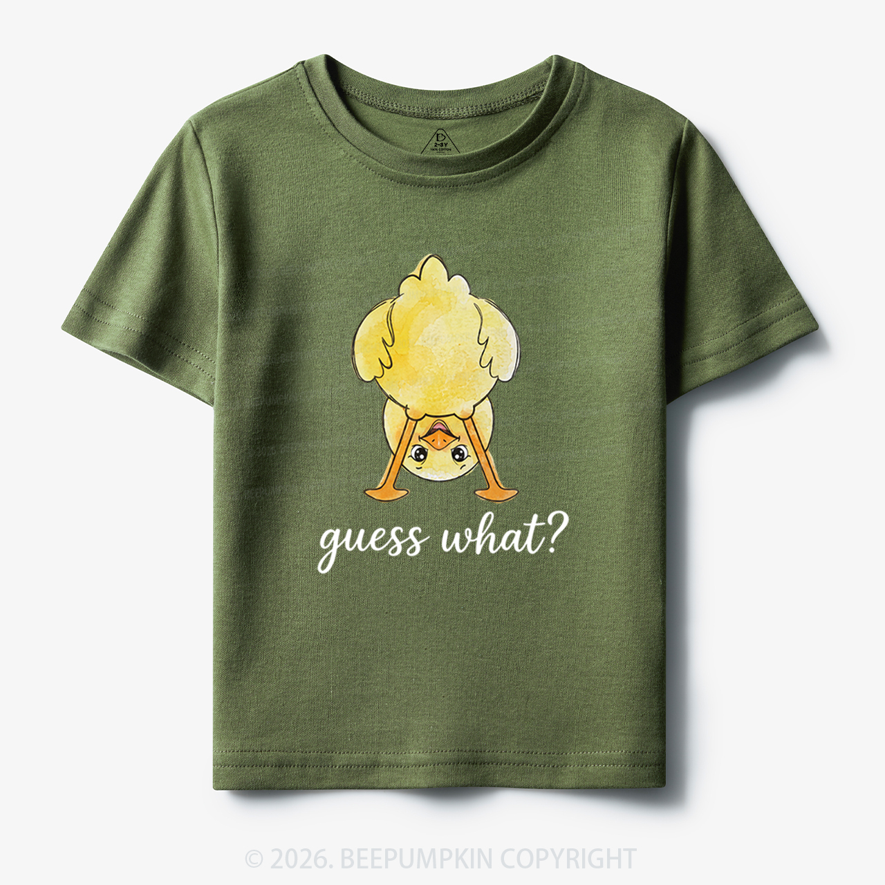 Guess What Chicken Butt Cute Funny Animal Toddler&Kid's Tees