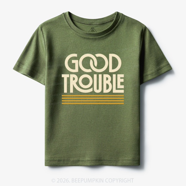 Good Trouble Retro Toddler&Kid's Tees