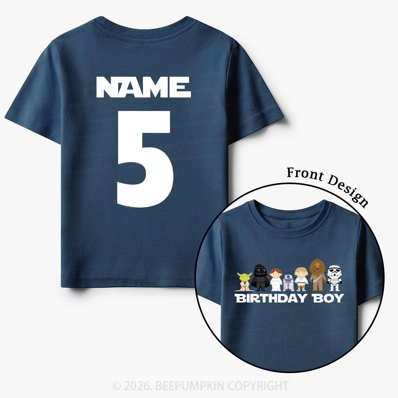 Space Hero Birthday Galaxy Party Toddler&Kid's Tees