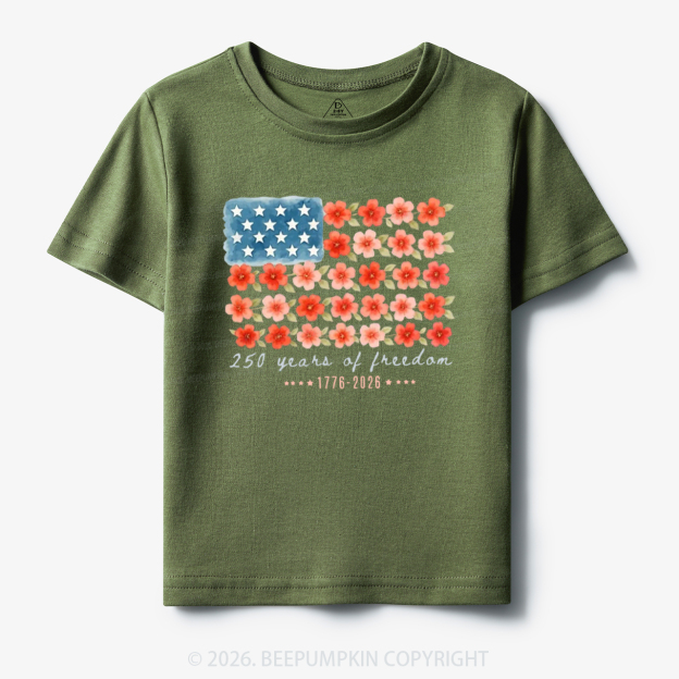 America 250th Anniversary 1776–2026 Toddler&Kid's Tees