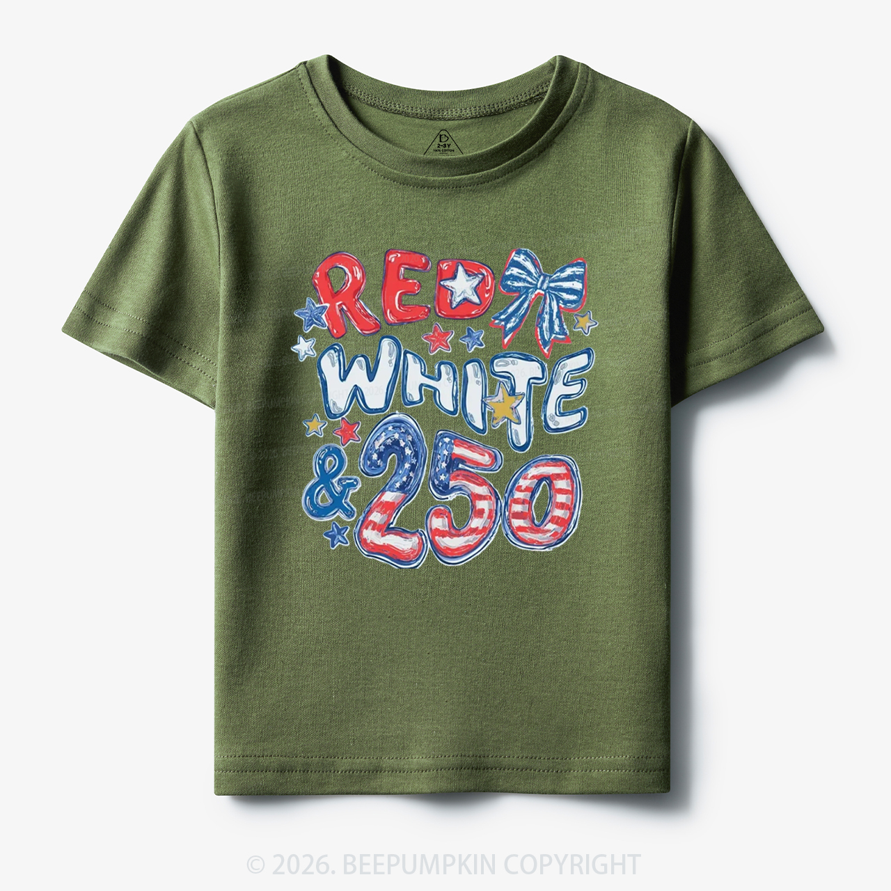 Red White & 250 Anniversary Toddler&Kid's Tees